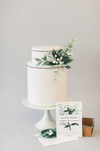 Simple Wedding Cakes for a Minimalist Wedding - minimalist wedding cake #weddingcake ,wedding cakes