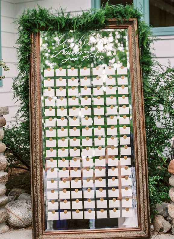 Creative Wedding Seating Chart Displays