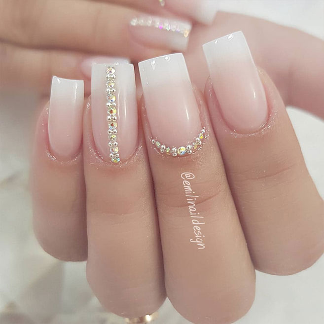 100 Beautiful wedding nail art ideas for your big day