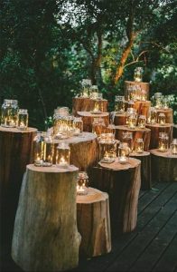Romantic outdoor wedding decorations #decor #wedding #candles