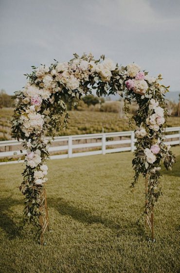 Beautiful Floral Wedding Arches To Swoon Over, Wedding Arbor flowers