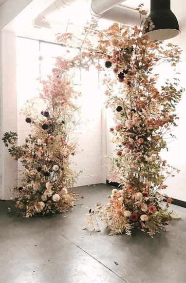 Beautiful Floral Wedding Arches To Swoon Over, Wedding Arbor flowers