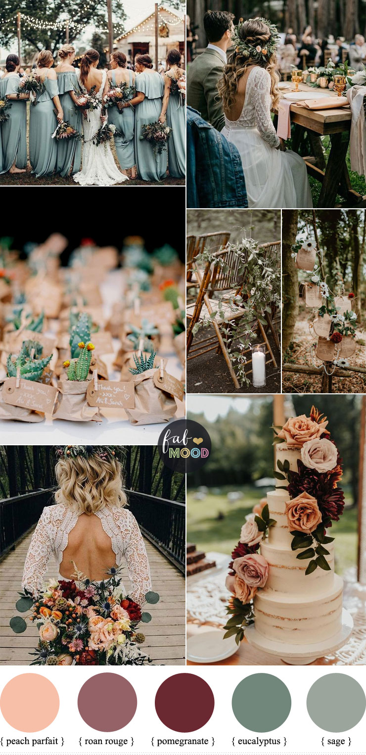 Sage green wedding colour for down to earth wedding - Autumn wedding #summer #colour #color #pantone #sage #green