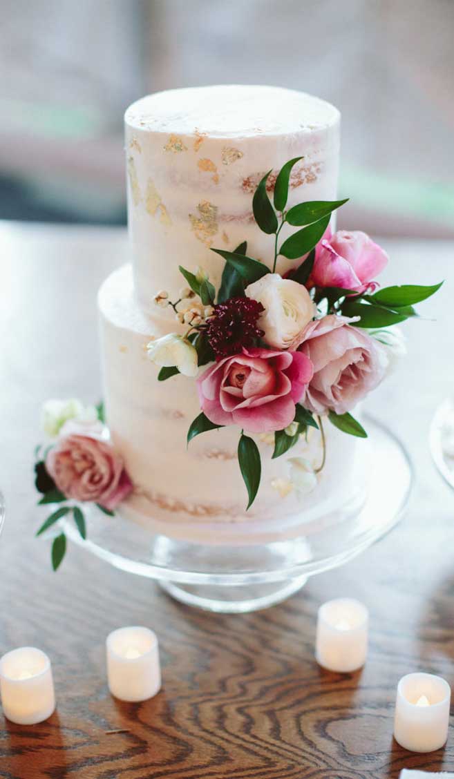 22 The most beautiful wedding cakes with floral -  wedding cake ideas #weddingcake #wedding #cakeideas wedding cake with flowers #cake