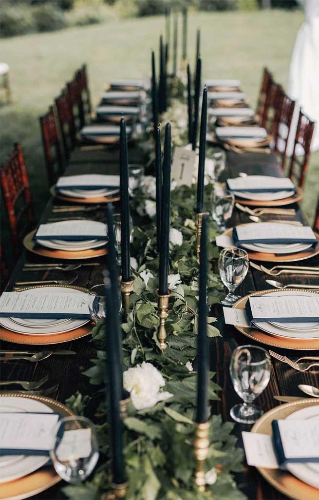 45 Ways To Dress Up Your Wedding Reception Tables