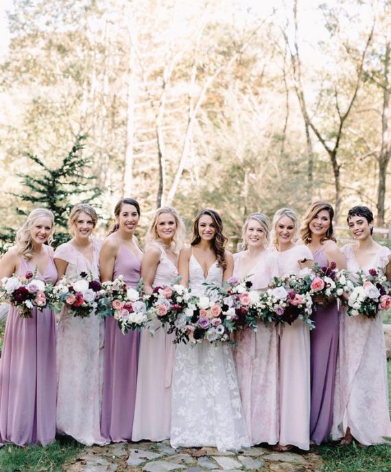 14 Spring 2020 Bridesmaid Dresses, mismatched bridesmaid dresses