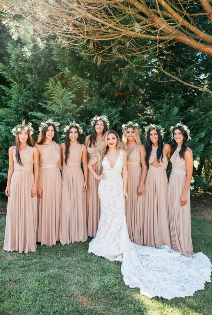 pink bridesmaid dresses , bridesmaid dresses , spring wedding , wedding colors #bridesmaiddresses