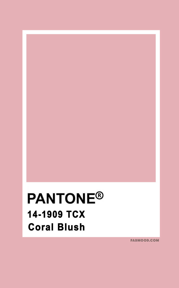 Pantone Coral Blush 14-1909