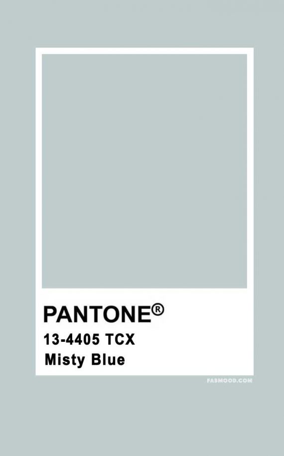 Pantone Misty Blue 13-4405 1 - Fab Mood | Wedding Colours, Wedding ...