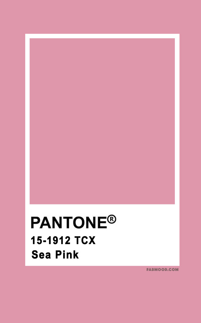 Pantone Sea Pink 15-1912