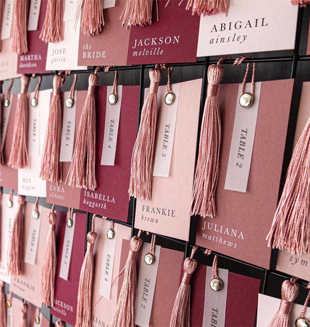 57 Insanely Creative Escort Cards And Seating Displays