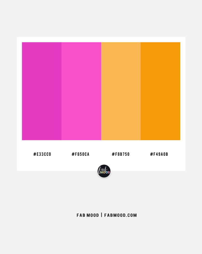 magenta and saffron color scheme, magenta color scheme, magenta and turmeric color combinations, magenta and turmeric color combo