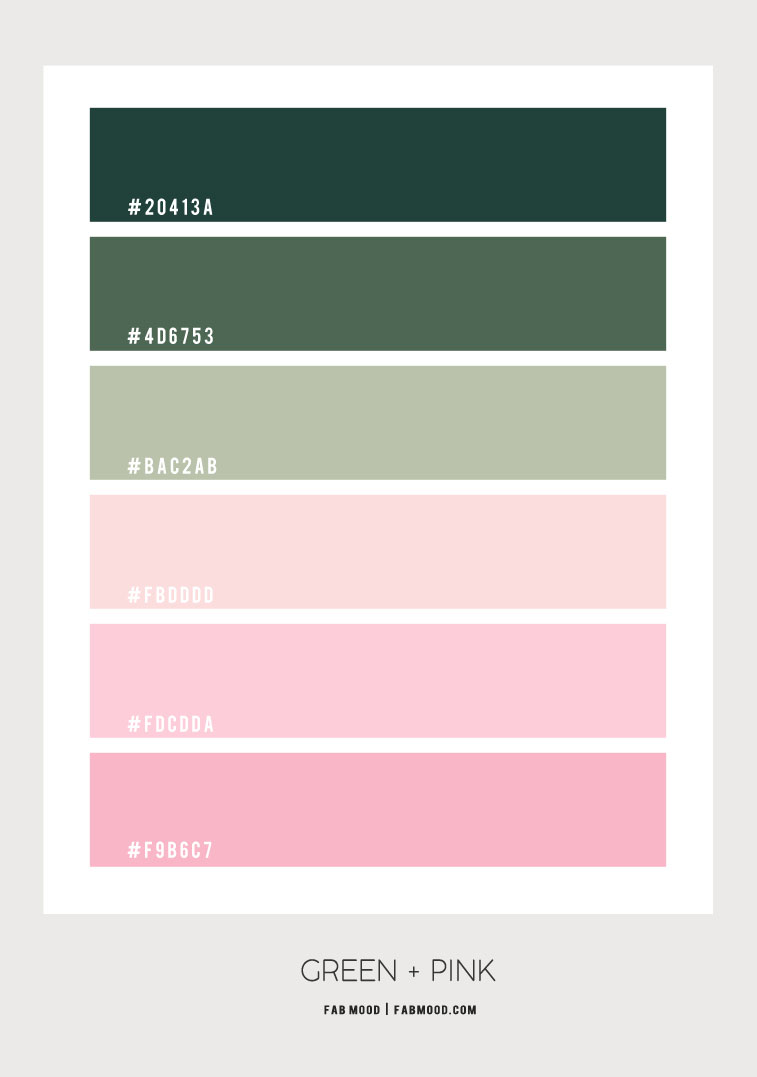 pink white Color Palette