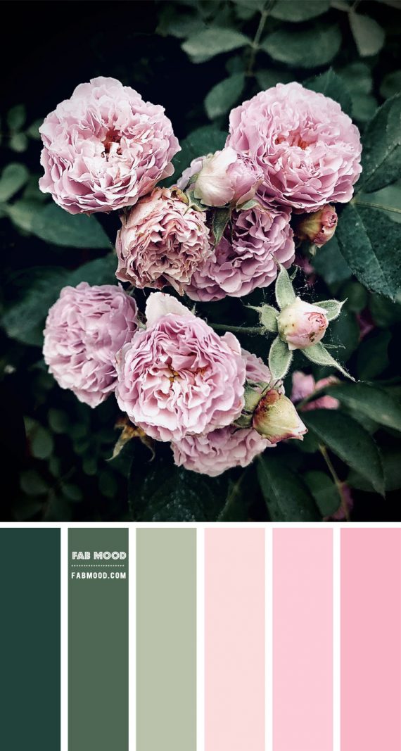 Green and Pink Color Scheme – Color Palette #59 1 - Fab Mood | Wedding