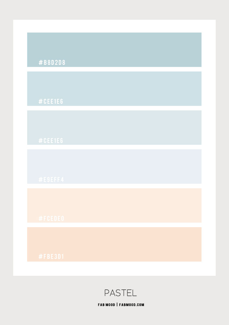 Pastel Colour Palette #83 1 - Fab Mood