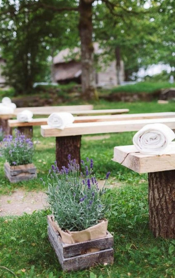 wedding arch decoration ideas, lavender wedding decoration ideas, wedding ceremony decorations