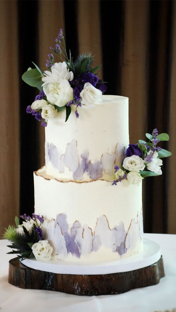 lavender hued wedding cake, wedding cake , wedding cake inspiration