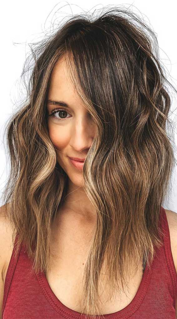 layered hair, layered lob, low maintenance haircuts, low maintenance haircuts for curly hair, low maintenance haircuts for straight hair, low-maintenance hair color