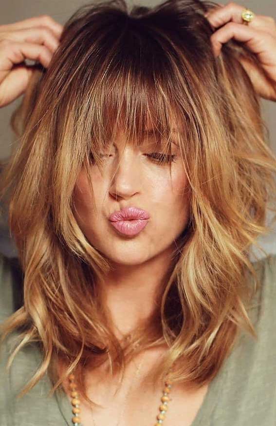 cute shag haircuts best shag hairstyles shag with bangs