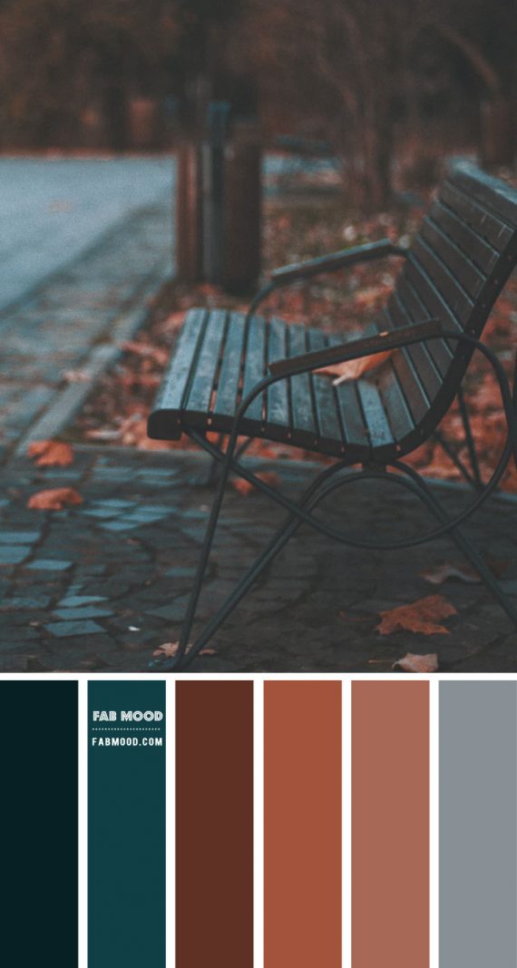 Brown & Dark Green Teal Colour Scheme – Colour Palette #104 1 - Fab