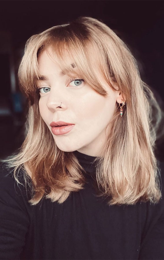 Soft Curtain Bangs In 2021, Fab bangs cut | Wispy fringe | fabmood.com