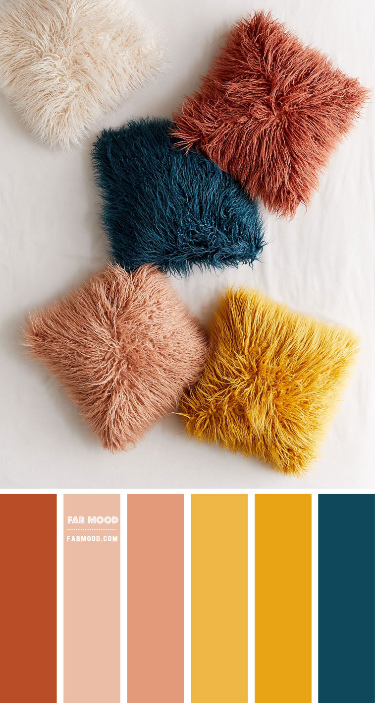 Mustard, Sienna and Teal Colour Scheme – #Colour Palette 130
