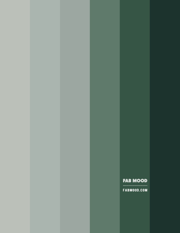 shades of green, shades of green color palette, green color gradient, ombre green gradient green color paletts, gradient greens