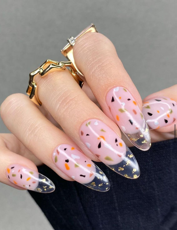 terrazzo inspired nails, easter nails, easter nail designs, easter nail design, easter nails colors, easter nails 2021, pastel nails, easter nails color street, easter nails acrylic