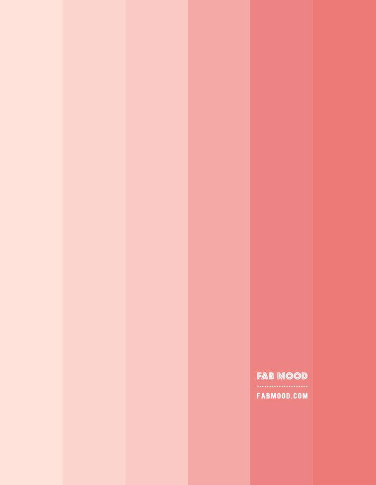 peach and salmon pink color scheme, peach and salmon pink colour combo, peach and salmon pink gradient color