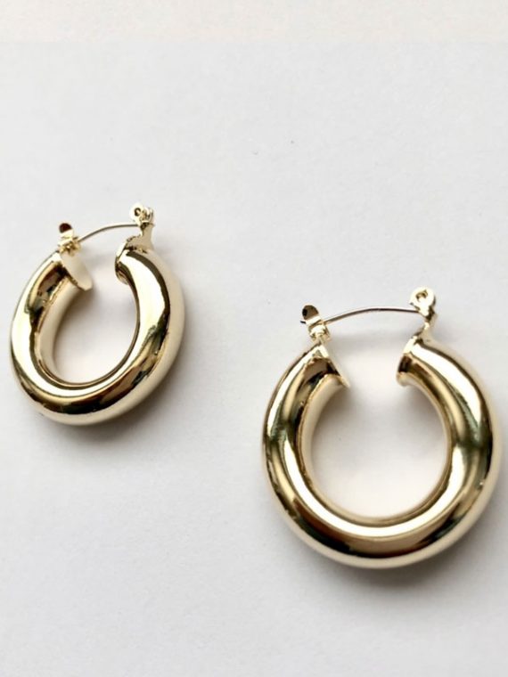 14k gold plated hoop earrings - Fab Mood | Wedding Colours, Wedding ...