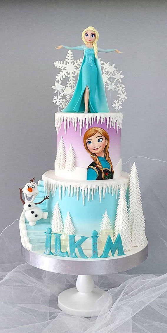 Elsa Frozen Theme Cake - Gift Dubai Online-mncb.edu.vn