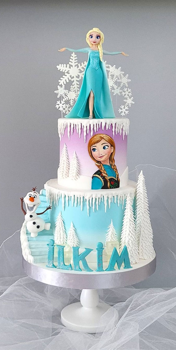 frozen birthday cake , frozen birthday cake decoration, frozen cake ides, disney frozen cake , frozen themed birthday cake, disney frozen birthday Cake, frozen cake ideas, images #frozencake #frozenbirthdaycake frozen themed cakes