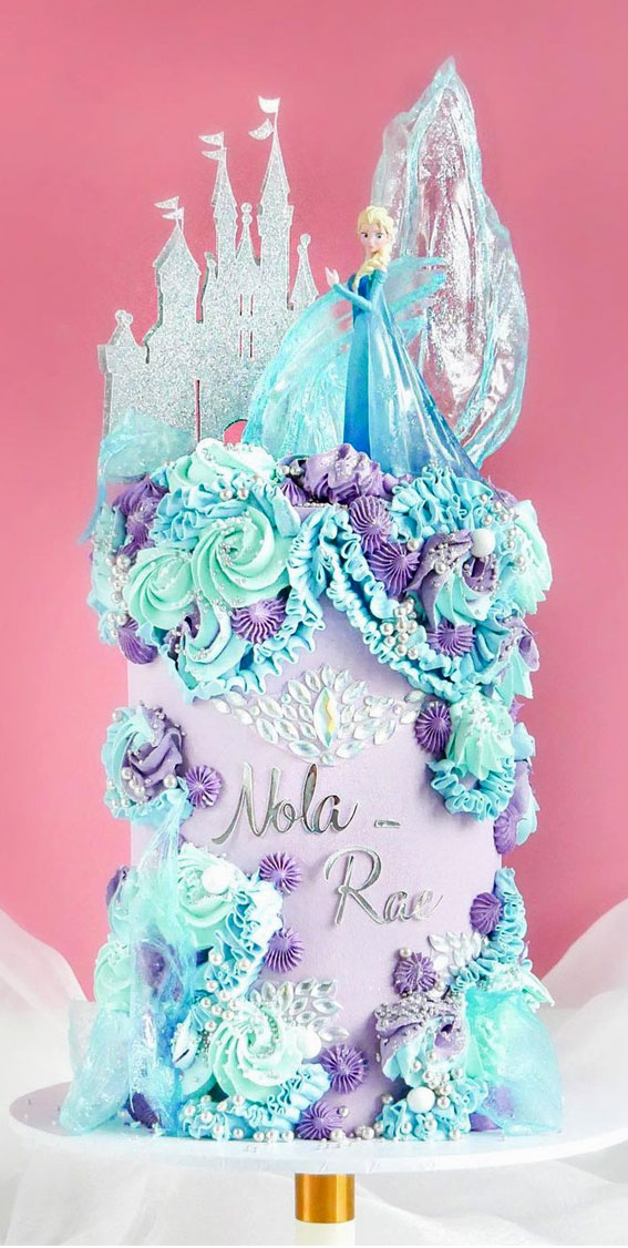 Mini Elsa cake 💙💙💙 #minicake... - Abigail's Cake Company | Facebook-happymobile.vn