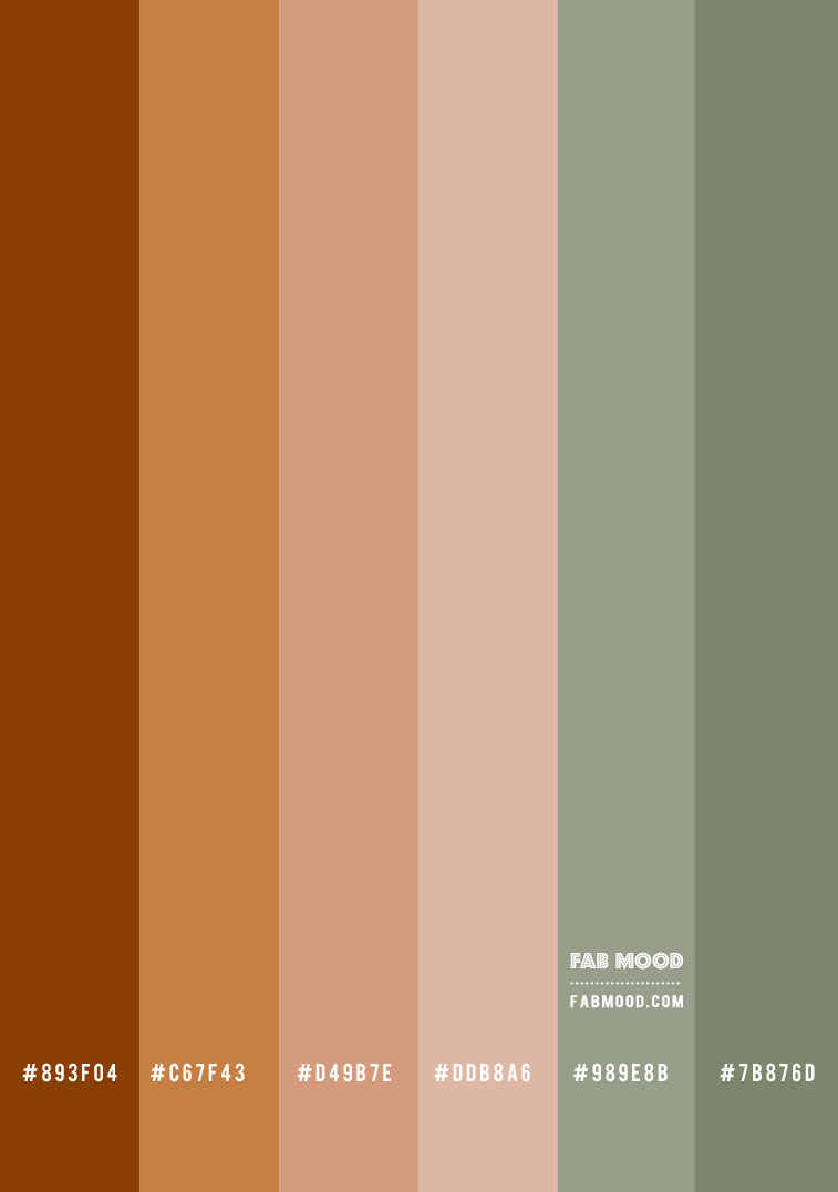 Color Hex - Color Palettes on X: Green Pink Brown Color Palette