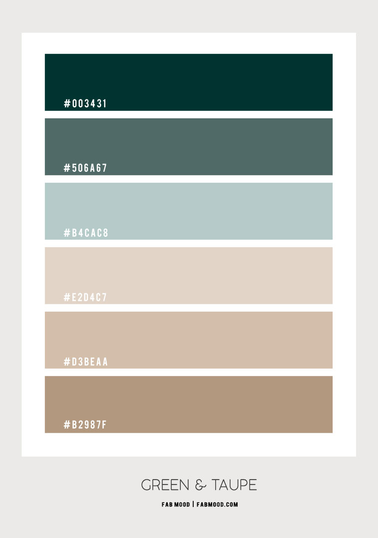 green and taupe color scheme, green and taupe color, color palettes 2021, best taupe color palette 2021, colors that go with taupe walls