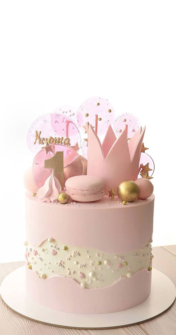 Details Of A Decoration Of Birthday Cake For Little Baby Girl. Shoes And  Dress Made Of Sugar In Pink. Stock Photo, Picture and Royalty Free Image.  Image 41713264.