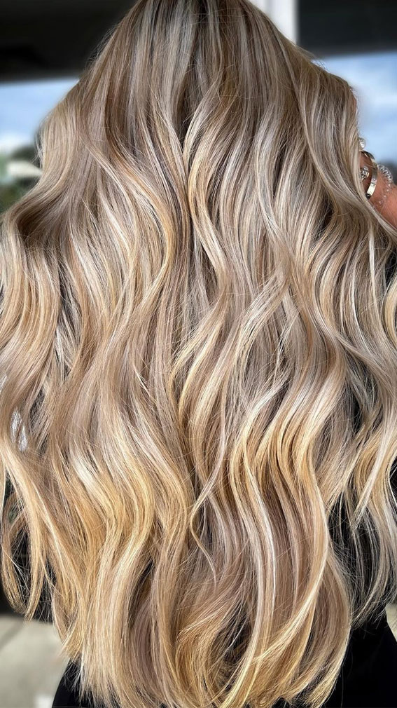 17 Chic Dirty Blonde Hair Colour | Hair with highlights and lowlights