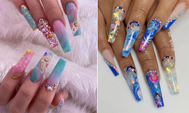 11 Encapsulated Nails Ideas To Keep Your Style On