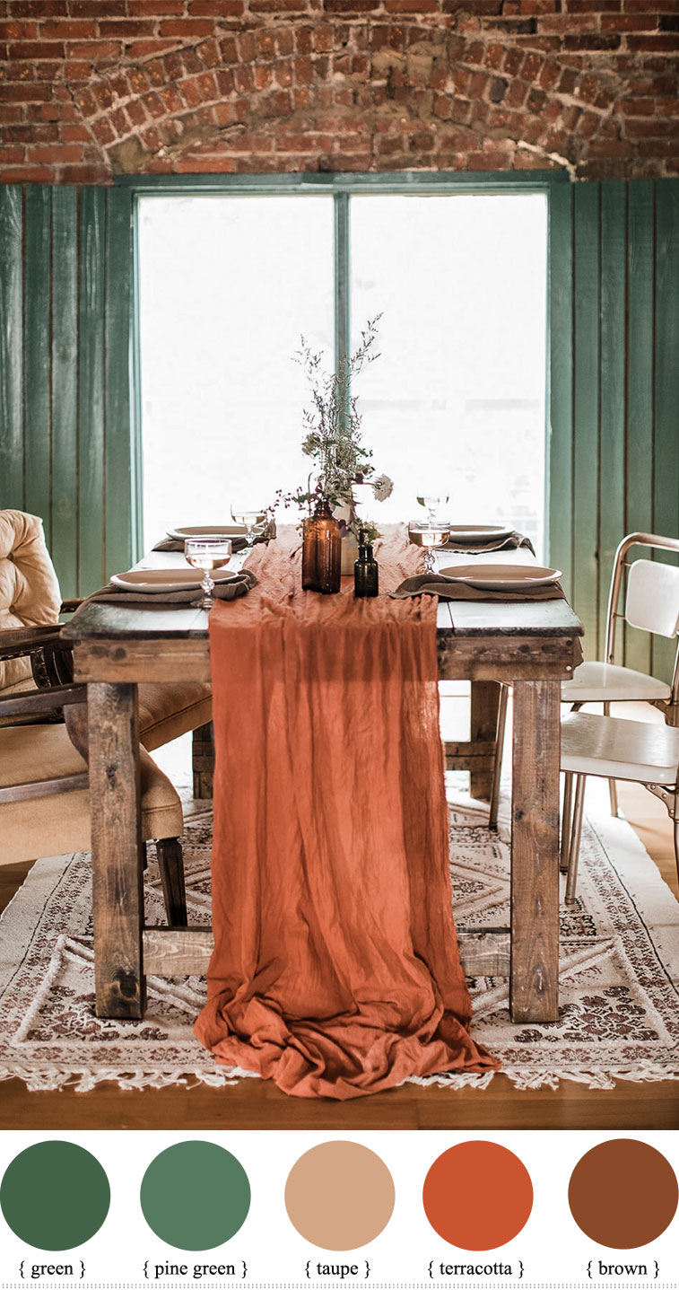 10 Fabulous Terracotta Wedding Color Combos