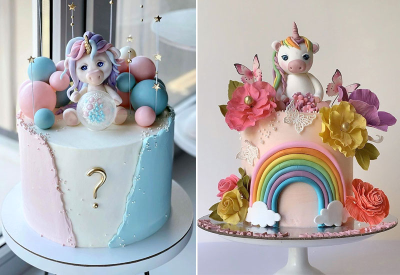 Unicorn Cake, Unicorn Birthday Cake, Unicorn Theme Cake - FNP AE