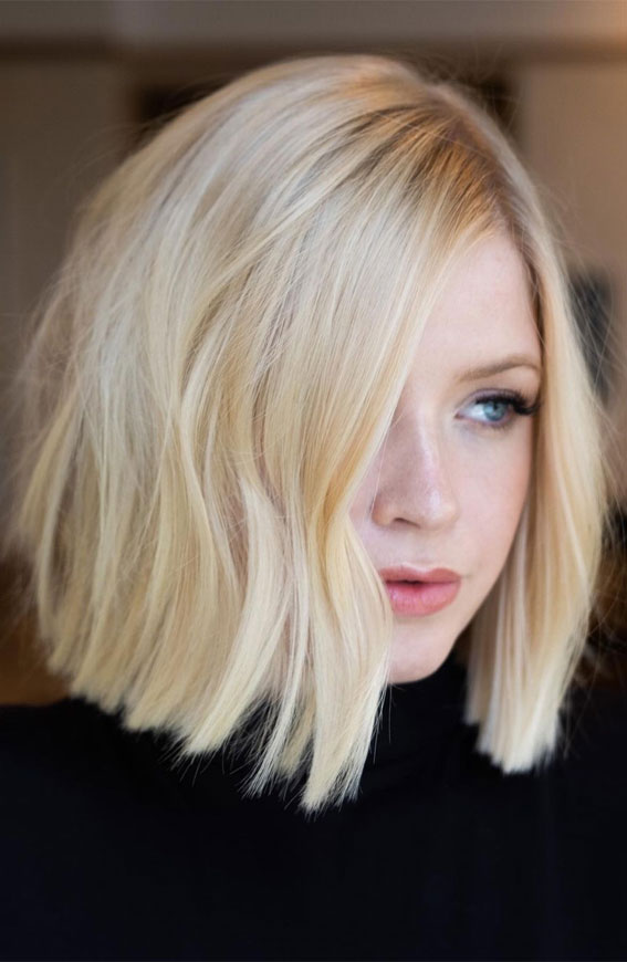 25 Beautiful Medium Length Haircuts For Round Faces » Wassup Mate