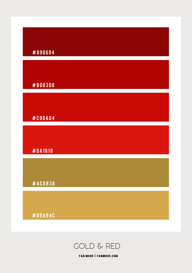 red color palette code