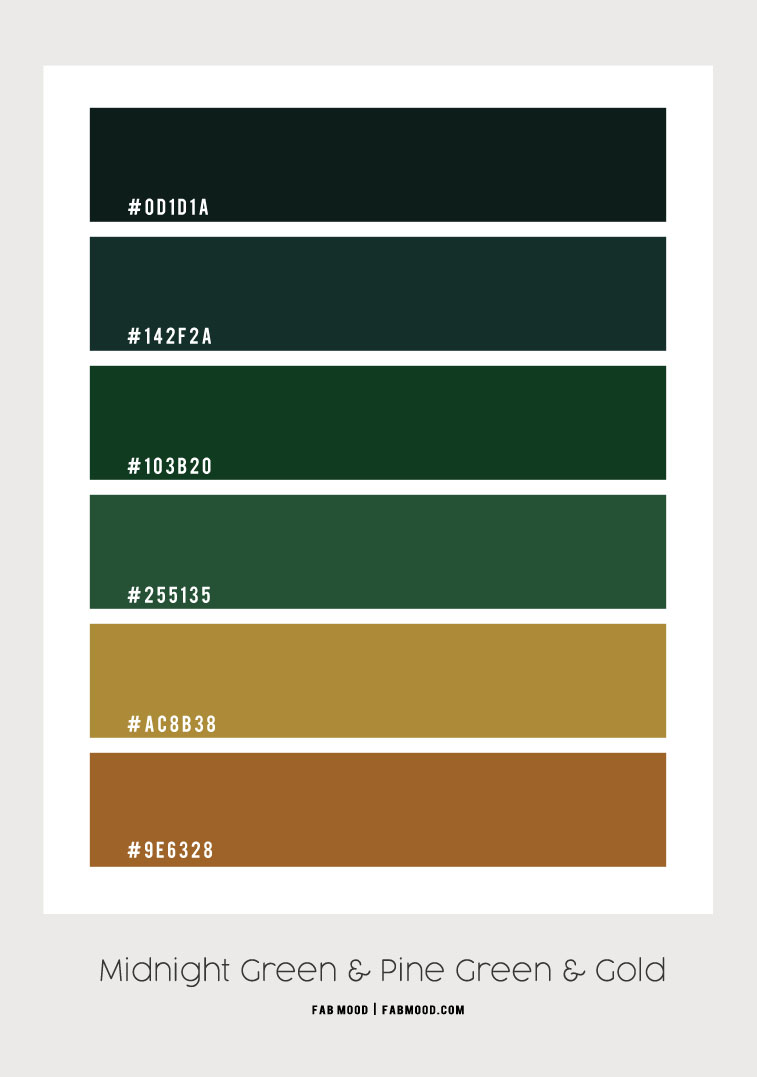 dark green color hex, green and gold color hex, green and gold color scheme