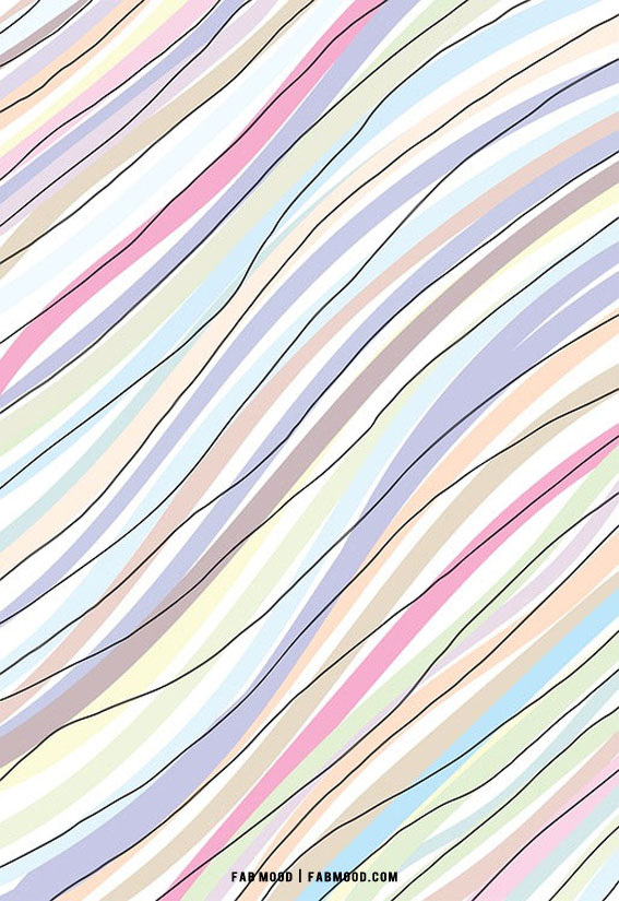 19 Lockscreen Aesthetic Ideas — Pastel Rainbow Lockscreen