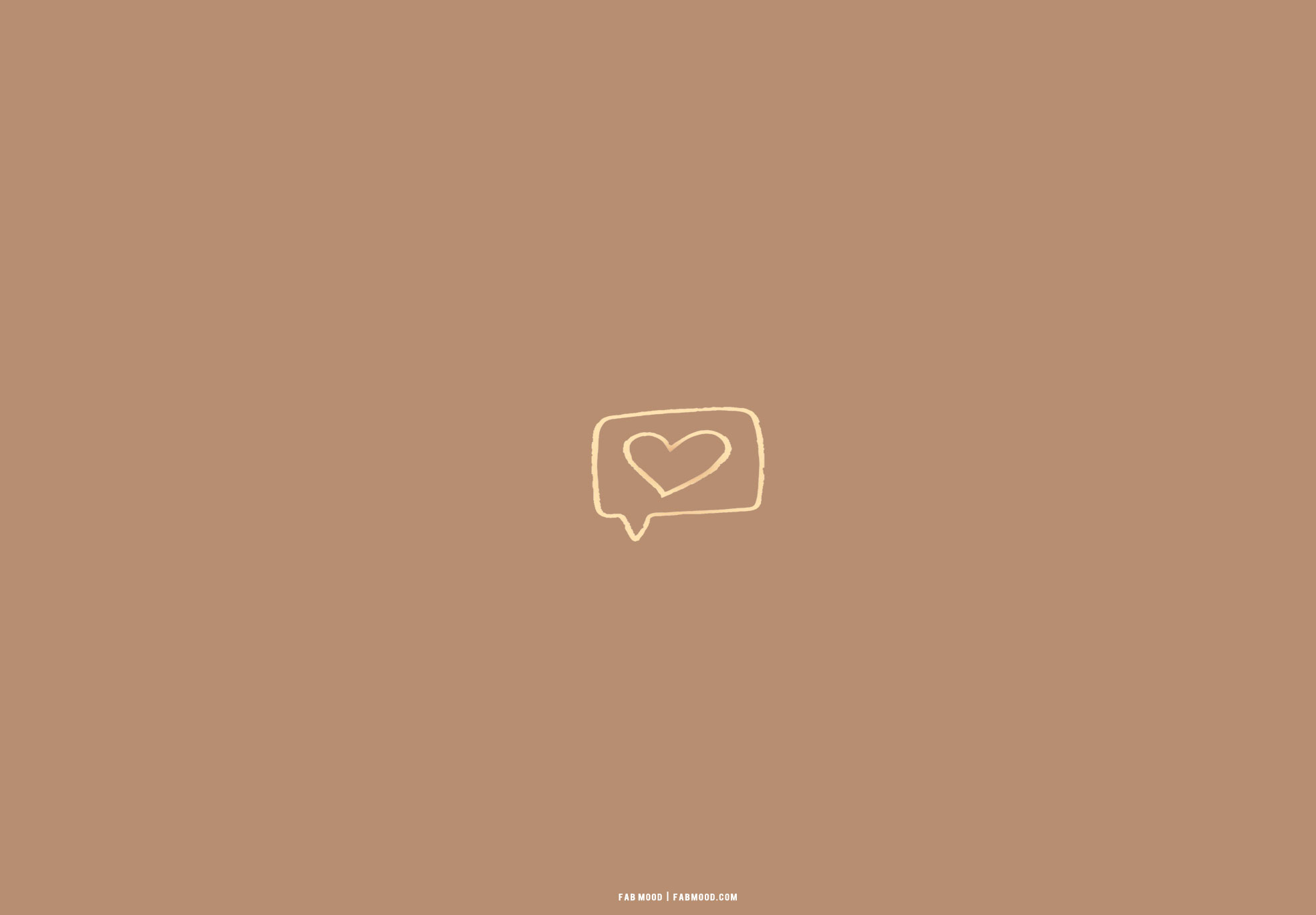 25 Brown Aesthetic Wallpaper for Laptop : Gold Heart Brown Aesthetic