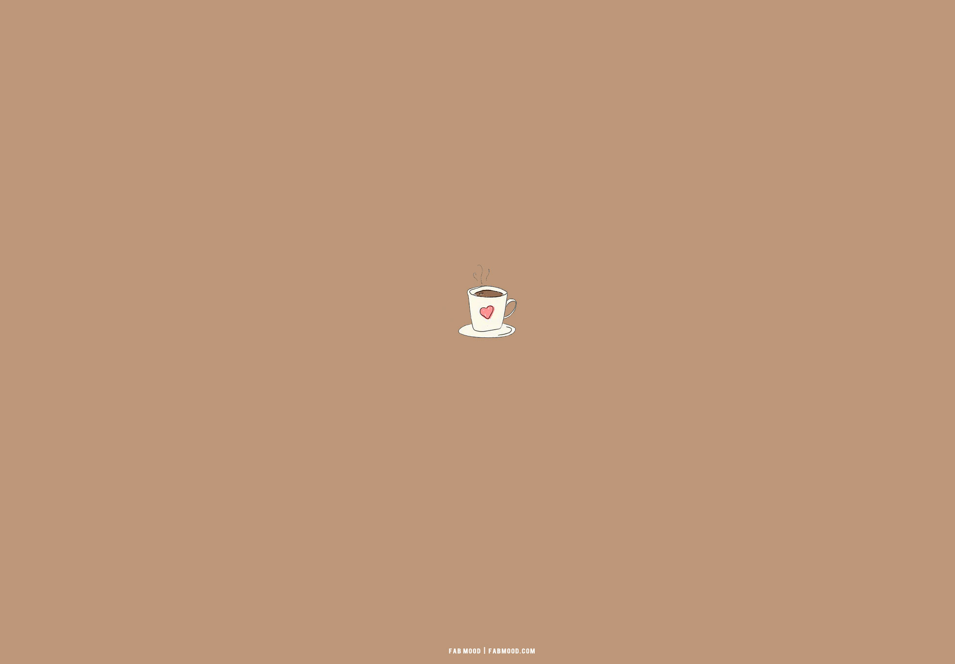 25 Brown Aesthetic Wallpaper for Laptop : Cup of Coffee Brown Background