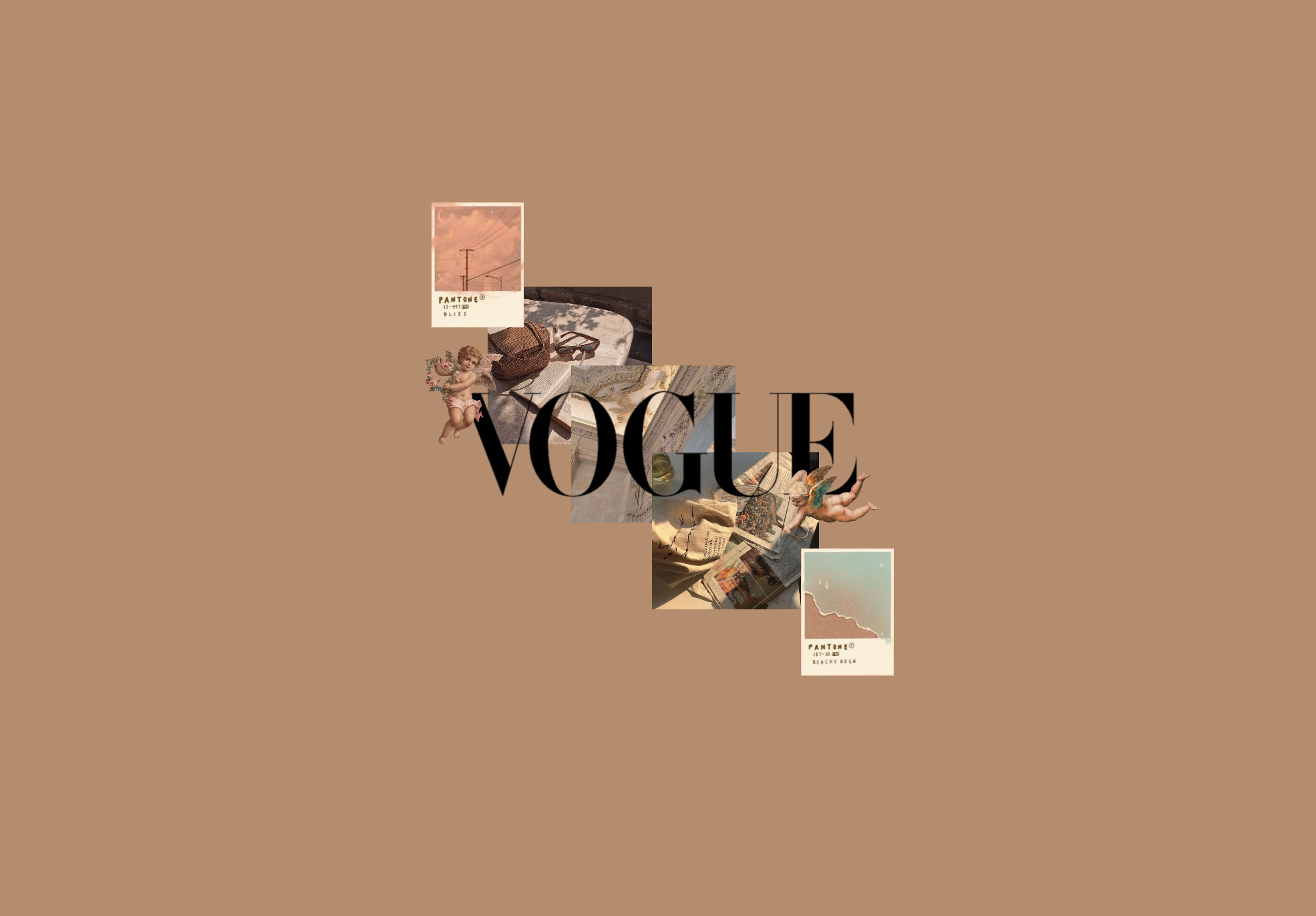 25 Brown Aesthetic Wallpaper for Laptop : Vogue, Angle & Pantone