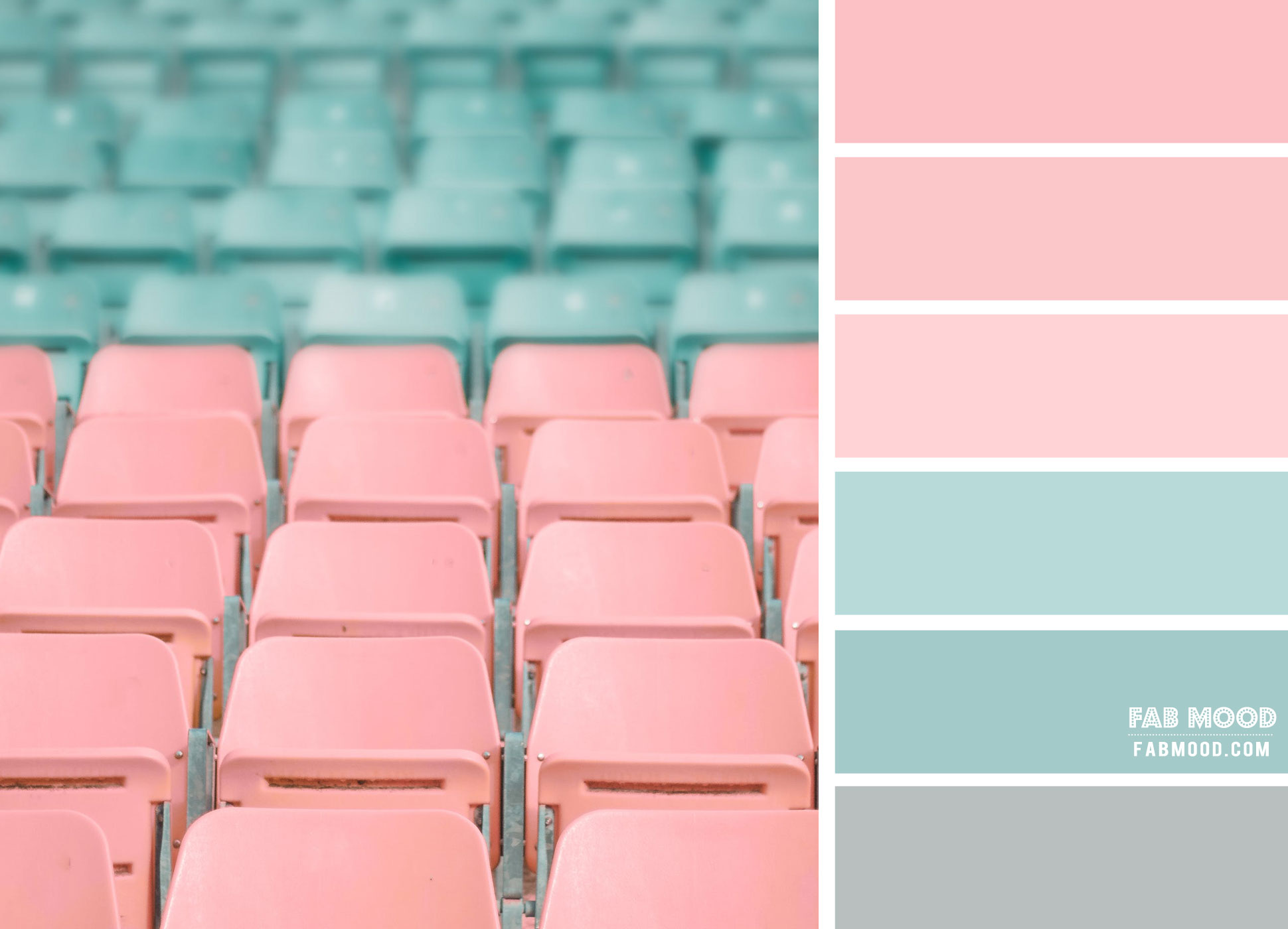 Mint and Pink Colour Scheme : Colour Palette #157