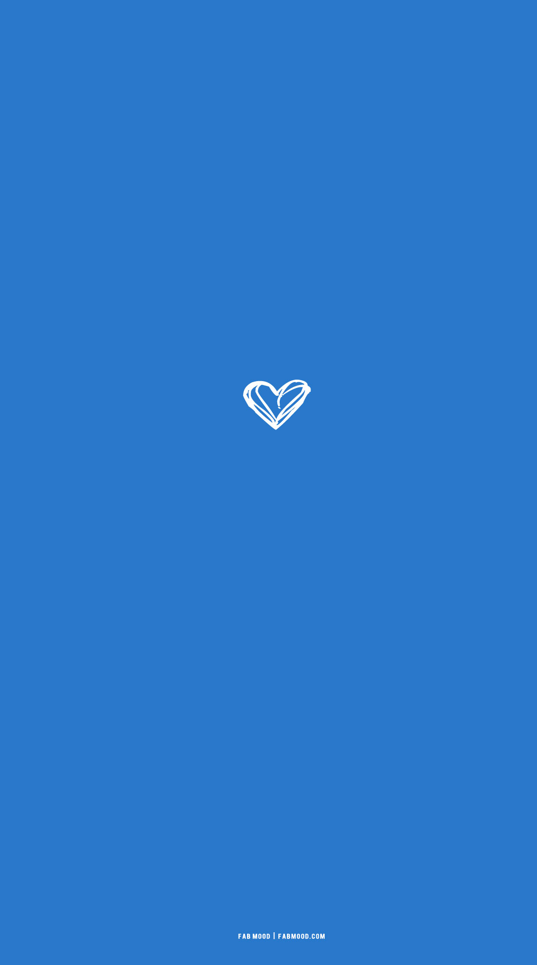 15 Azure Blue Wallpapers For Phone : Messy Heart Illustration