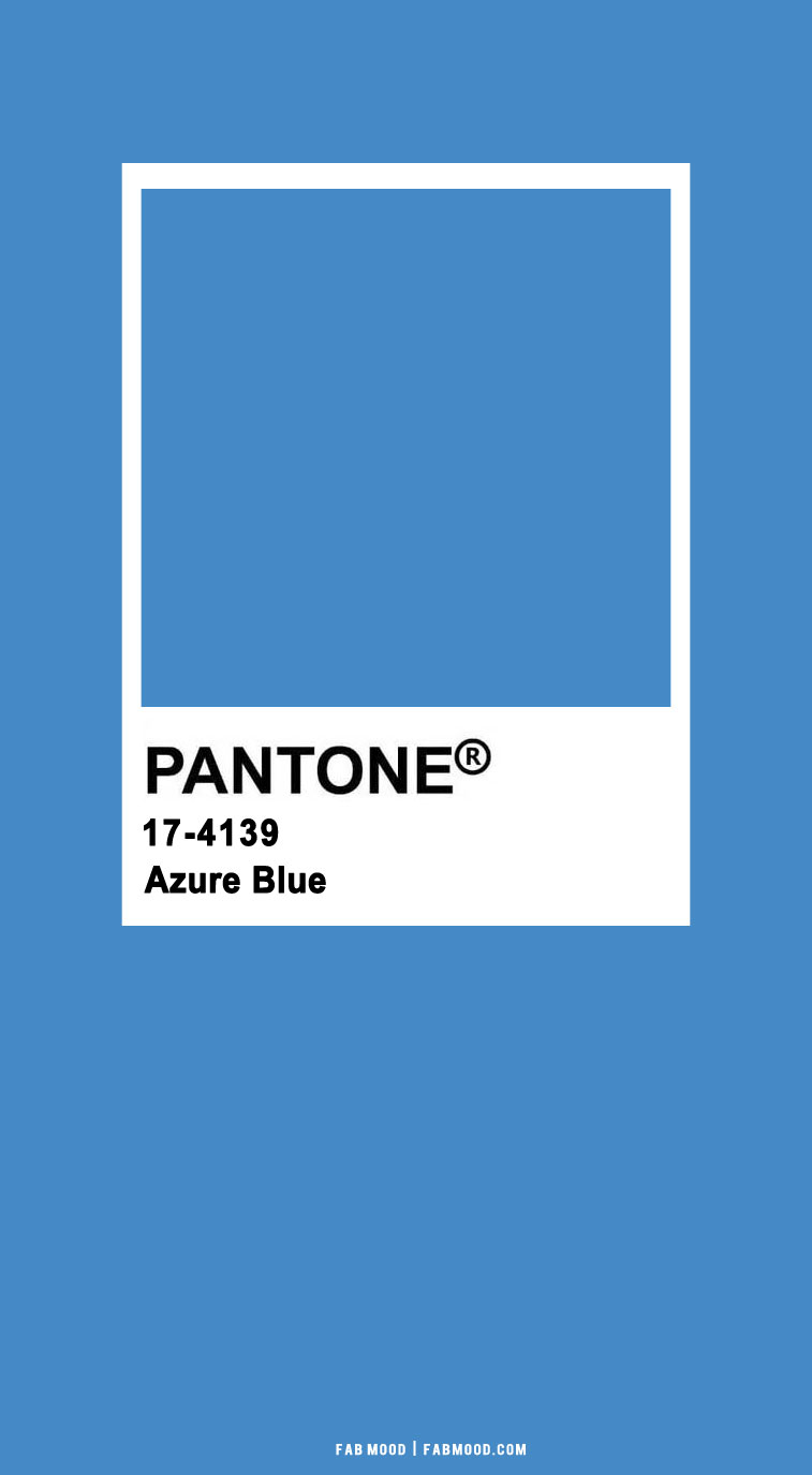 Azure Blue Pantone 17-4139